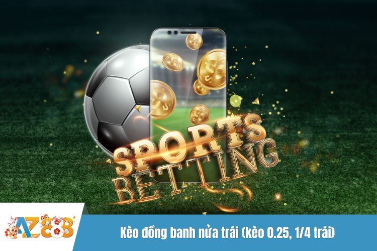 Kèo đồng banh nửa trái (kèo 0.25, 1/4 trái)