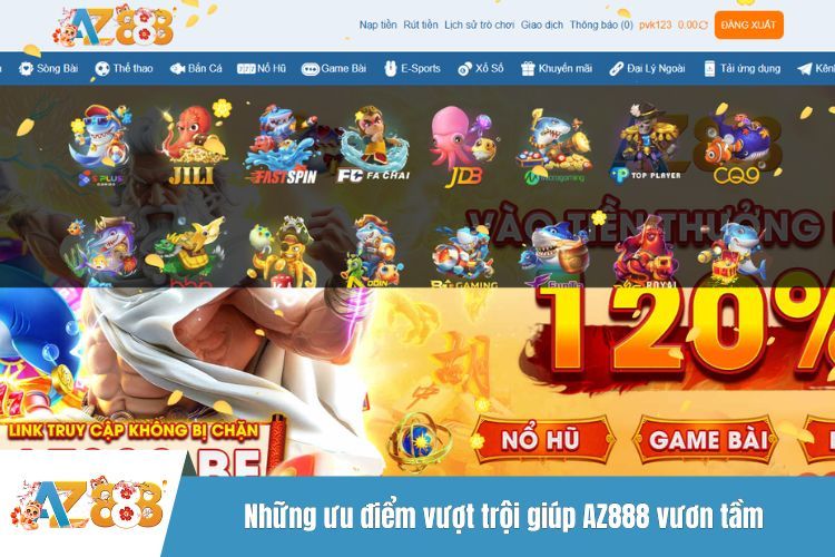 Những ưu điểm vượt trội giúp AZ888 vươn tầm