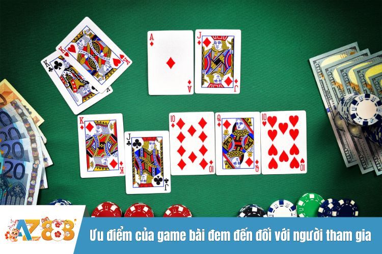 Ưu điểm của game bài đem đến đối với người tham gia