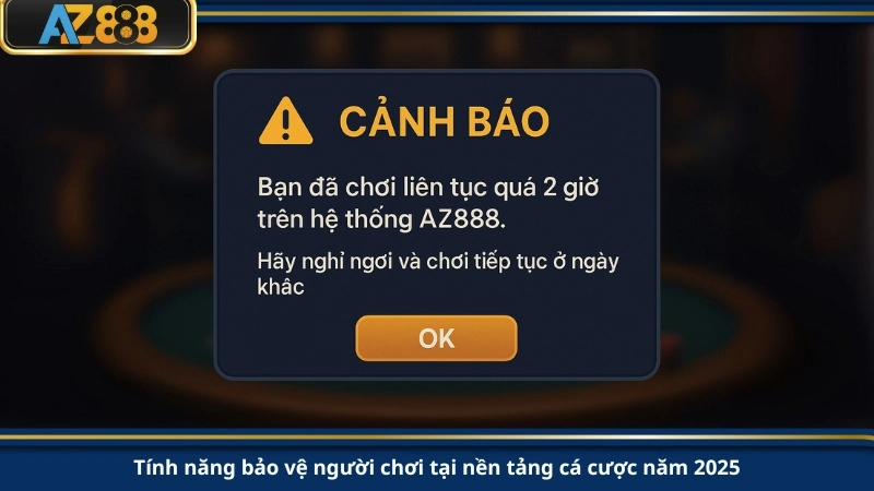 Tính năng bảo vệ người chơi tại nền tảng cá cược năm 2025